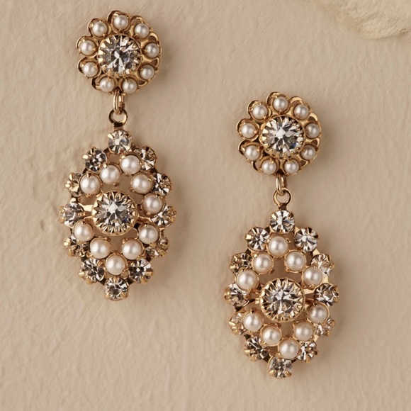 Ti Adoro Courtship Drop Earrings - Anthropologie/BHLDN - Picture 2 of 3